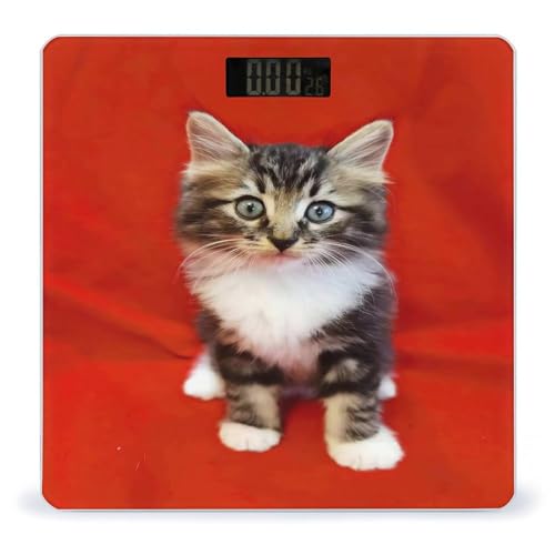 Báscula digital para peso corporal con pantalla LED miniatura 1