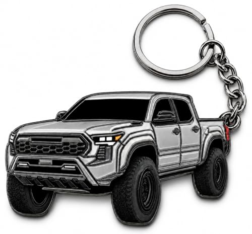 Image of Tacoma Keychain 2026 Tacoma Accessories 2016-2025 mods 4th Gen Cool Key Chain Fob Cover Toy Gift Truck