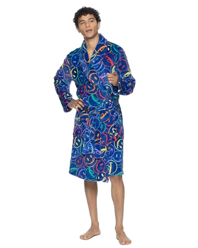 JOE BOXER Mens Robe - Plush Bathrobe for Men - Men's Robes2