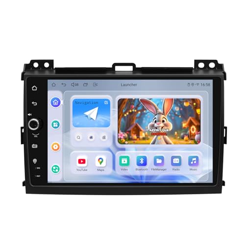 Radio para auto JOYING pantalla táctil 9" para Toyota Land Cruiser Prado