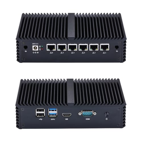 Image of Qotom Fanless Mini PC 6 Intel i210 LAN CPU i5-7200U Router Barebone
