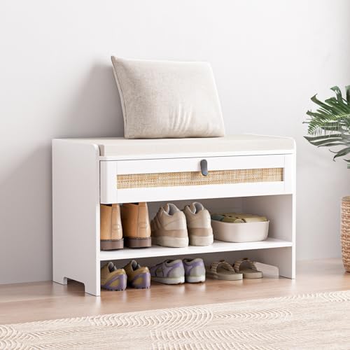 Bench Seat Haotian White Storage Bench Haotian Shoe Storage Bench