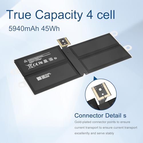 Exmate G3HTA038H DYNM02 bateria do tabletu Microsoft Surface Pro 5 1796 Book Series DYNM02 2(1ICP4/52/108+1ICP4/45/114)-2 (7,57V/45Wh)