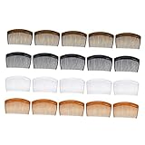 BESTOYARD 20個 ブル歯サイドヘアコーム本 女性用サイド髪飾りプラス 製 軽量携帯型ヘア 利ヘ グ用