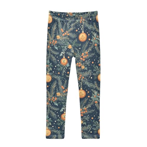 Girls Leggings Christmas Decoration Balls Toddler Girls Clothes Leggings for Girls Toddler Girls Leggings 3-4T