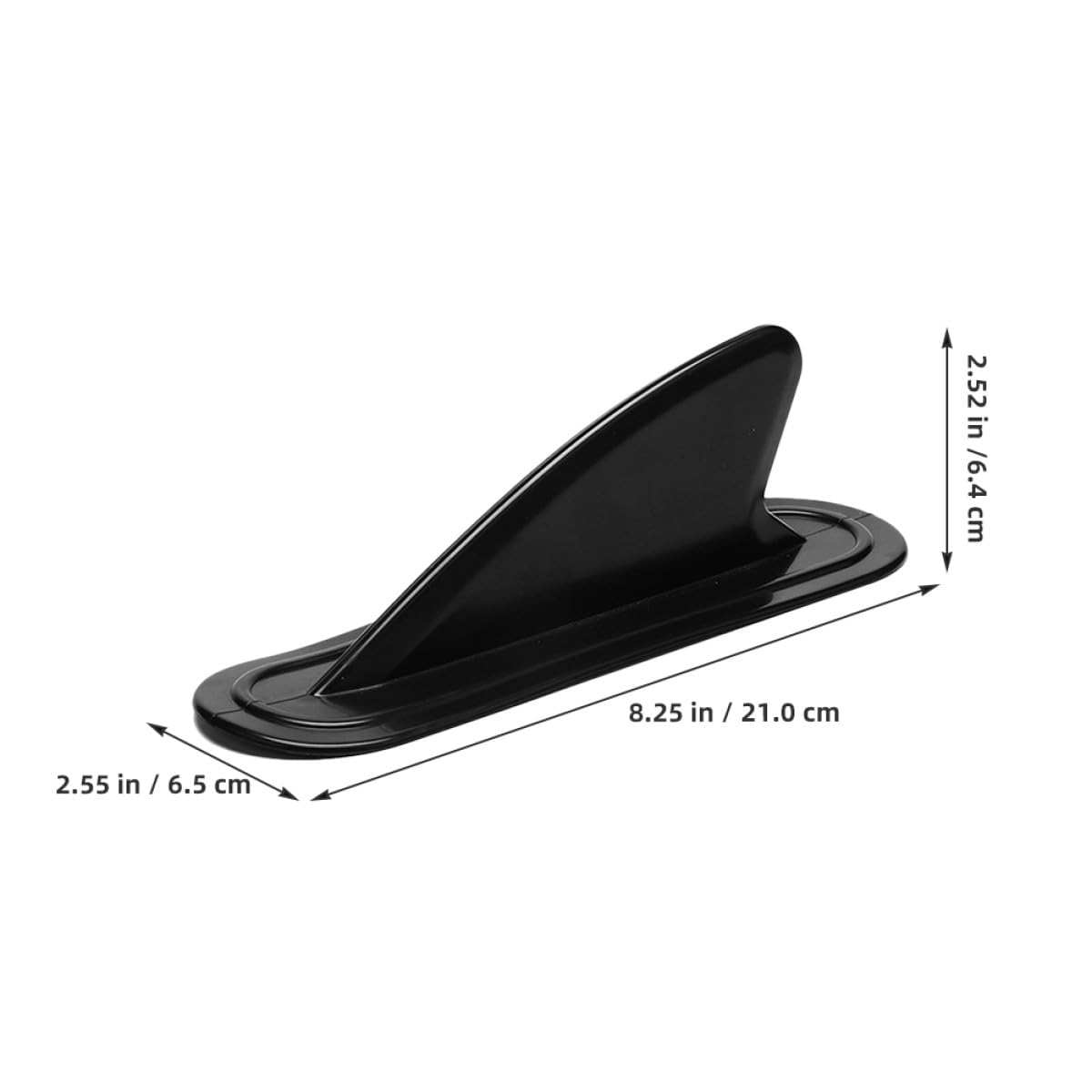Hohopeti de Aletas de PVC Compatible para Tabla de Paddle Surf 4 Piezas para Mejor Dirección y Estabilidad Estabilizador Negro Fácil de Instalar Tablas Hinchables