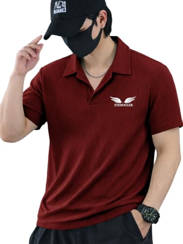 Image of Noble Monk Men's Solid Regular Fit Polo Shirt