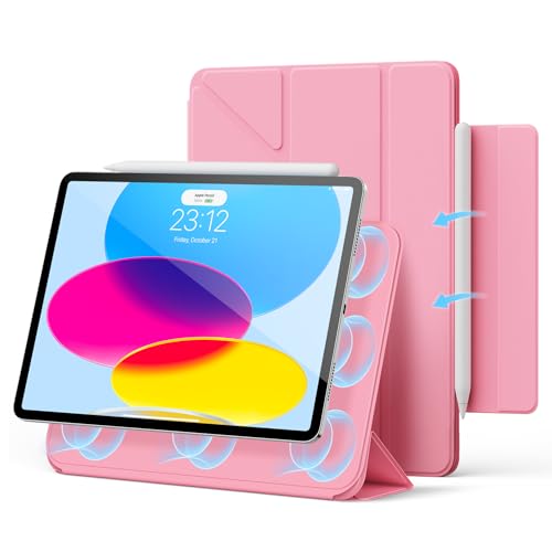 for iPad (A16) 11th Generation Case 11 Inch 2025, iPad 10th Gen Case 10.9 Inch 2022, Convenient Magnetic Attachment, Two-Way Trifold Stand, Slim Tablet Cover Protection, Auto Sleep/Wake