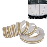 HHF Pegatinas 12 mm × 9,8 m de Coches Etiqueta del Coche del Vinilo Auto Adhesivo Decorativo del Cuerpo de Coche de la Etiqueta de Las Rayas de la Raya de la Cinta Línea Styling Decoración