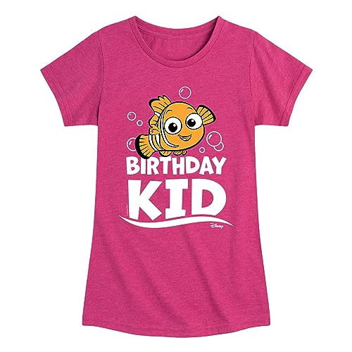 Disney Finding Nemo - Birthday Kid - Toddler & Youth Girls Short Sleeve Graphic T-Shirt
