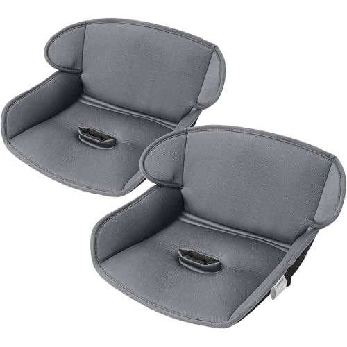 Baby Piddle Pad- Fully Waterproof Toddler Liner &amp; Seat Protector Compatible with Car Seat Stroller with 3D Breathable Material-360 Degree Protection (Grey 2PCS)