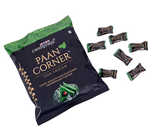 Image of CandySaga Paan Corner Paan Flavoured Candy Packet (115 Candies in 1 Packet) (Set of 1 Packet), ?465 Grams