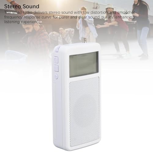 Radio Portátil Transistor con Pantalla LCD y Alarma miniatura 5