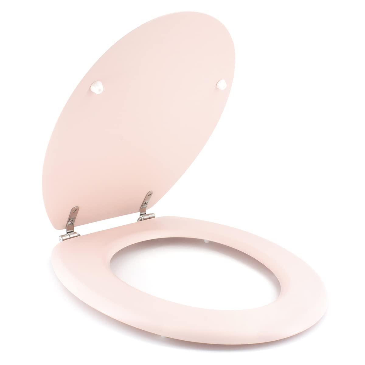 Gelco Design Dolce - Tapa para Inodoro, Madera Molde, Rosa, 44 x 37,5 x 5,5 cm