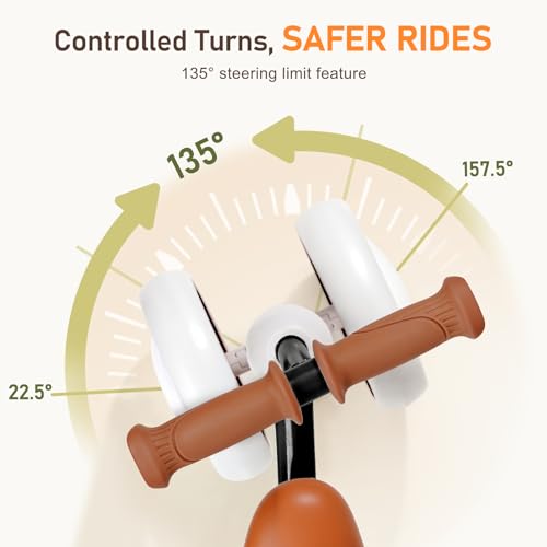 Image of Colorful Lighting Baby Balance Bike Toys for 1 Year Old Boys Gifts, Balance Bike 1 Year Old No Pedal, 12-24 Months Toddler Ride on Toys with 4 Silent Wheels & Soft Seat, 1st Birthday Gifts, Black