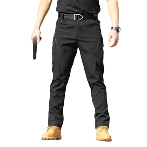 Flexcamo - Men's Tactical Cargo Pants Waterproof Lightweight Ripstop Stretch Work Hiking Pants with Multi Pockets 2025