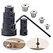 Produktbild 8 StückBohrer Tiefenanschlag Set 3/4/5/6/8/10/12/16 mmund Sechskantschlüssel + 4Pcs Passstifte Mittelpunktsatz 6/8/10/12 mm für Bohrer Holzbearbeitung