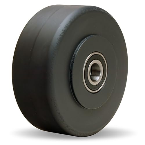 5" x 2" Hamilton S-HS-5NYB HS Swivel Caster, Cast Nylon Wheel, 2000 lb Capacity