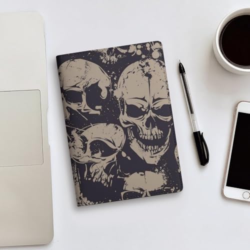 Carnet de Notes A5 à Reliure Plate Réutilisable en Cuir PU Souple - 3