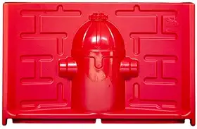 PIPI DOLLY'S Acessório Painel Sanitário para cachorro Macho Vermelho Luxo
