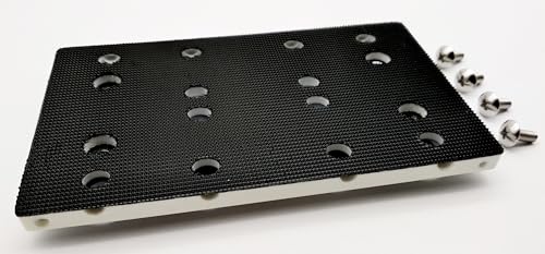 Kraftfeld Schleifschuh 80x130 für Festool RS 400, DTS 400, RTS 400 wie SSH-STF Schleifplatte, Ersatzteller, Klettteller, Klettaufnahme