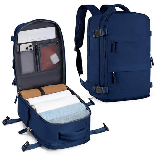 SZLX Bagage Cabine 40x30x20 pour Ryanair Wizz Air Sac à Dos Voyage Cabine 40x30x20 Ryanair Bagage à Main Avion Femme Sac à Dos pour Ordinateur Portable 14...