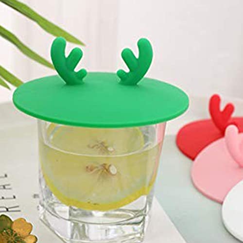 Couvercle réutilisable pour tasses à café et mugs en silicone étanche - 4