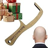 Juego De Peines Para Calvos, Divertidos Peines Sin Pelo Para Regalar A Los Hombres, Herramienta De Aseo Para Calvos, P-eines Sin Dientes Con Humor Para Hombres, Para Fiestas Navideñas, Oficina, Viajes