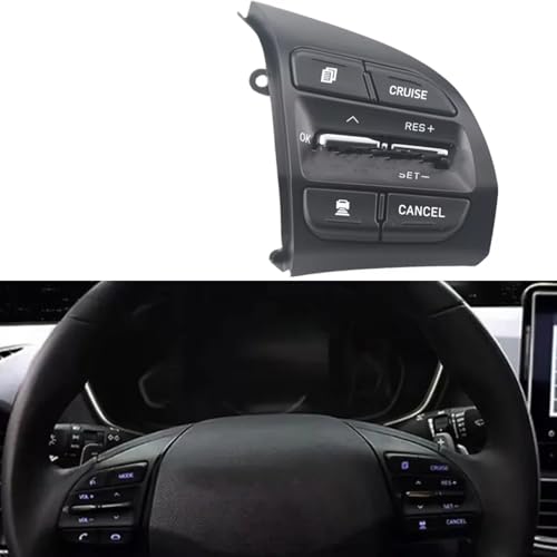 Control de crucero compatible con Hyundai interruptor de botón de volante coche 3