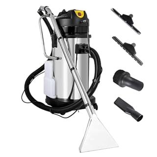 DHMYYXGS Lavatappezzeria a Vapore E Aspira,Lava Aspira Pavimenti,60L 2 Serbatoi,Estrattore Spray Aspira,Struttura Robusta,per Tappeti Moquette Pavimenti Tappezzeria 20L