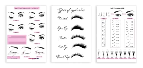 Peinture sur toile extension de cils affiche guide visuel pour habiller un mur de salon vide