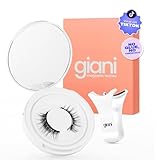Giani Magnetic Eyelashes with Applicator - Reusable Magnetic Lashes Kit - Natural Soft Looking False Eyelashes - Applicator and Mirror Case Included - No Glue or Eyeliner Needed - Simple Style