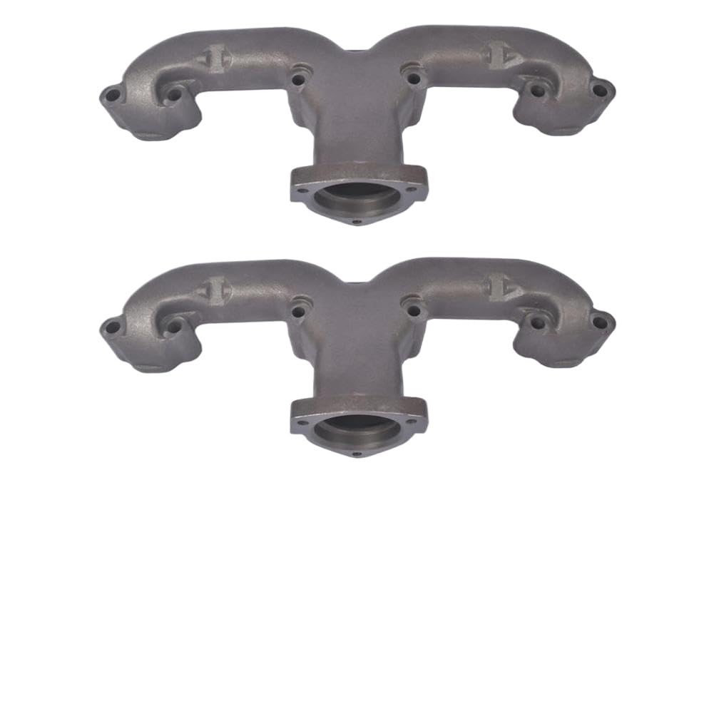 Set collettori di scarico compatibili con ferro sferoidale SBC 283 305 350 400 con guarnizione