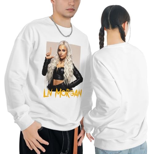 Liv Wrestler Morgan Hoodie Unisex Fashion Round Neck Hooded Casual Long Sleeve Sweatshirt Black4