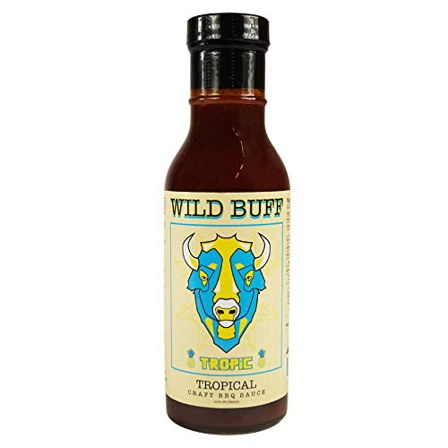 Wild Buff BBQ, Barbecue Sauce Tropic, 12 Fl Oz Grocery