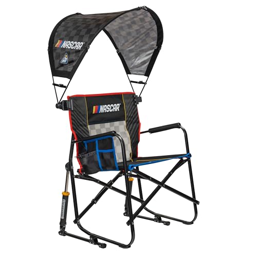 GCI Outdoor Adjustable Sunshade Accessory | Officially Licensed NASCAR Design | UPF 50+ Canopy for Complete Sun Protection | Fits Most Sideline Sports Chairs, Strollers & Wheelchairs - image 2