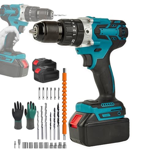 Taladro inalámbrico con luz LED y 2 velocidades miniatura 1
