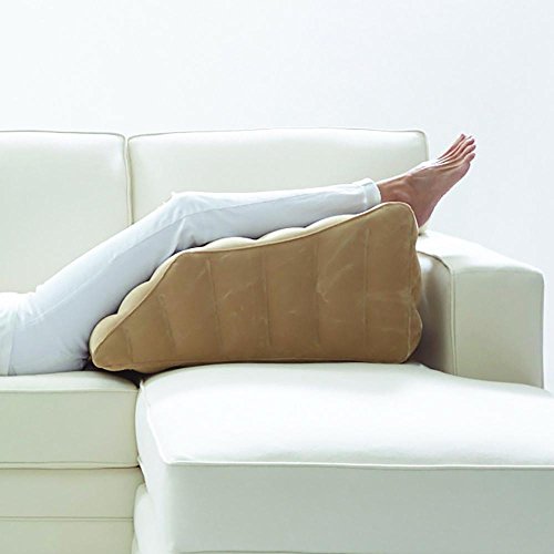Inflatable Lounge Doctor Leg Rest Cappuccino Large Foot Pillow Leg Support Inflates