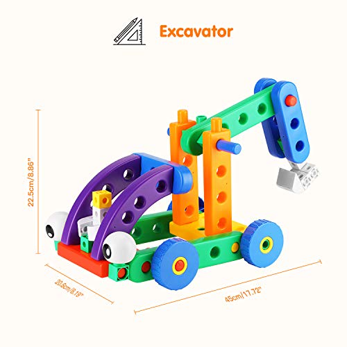 image for Fansteck 12 in 1 STEM Building Toys, Building Toys Educational Big Siz