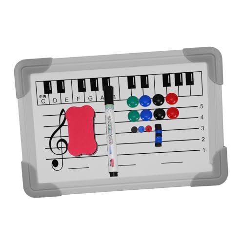 ERINGOGO Magnetic Dry Erase Musical Whiteboard Classroom Supplies Music Learning Tool