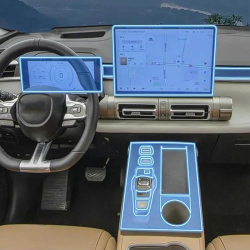 Anti-rayures film TPU tableau de bord GAC Trumpchi EmKoo protection 2024