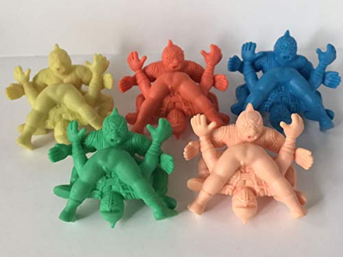 キン肉マン消しゴム キン消し フェニックスvsビッグボディパート23 当時 5色 10体セット