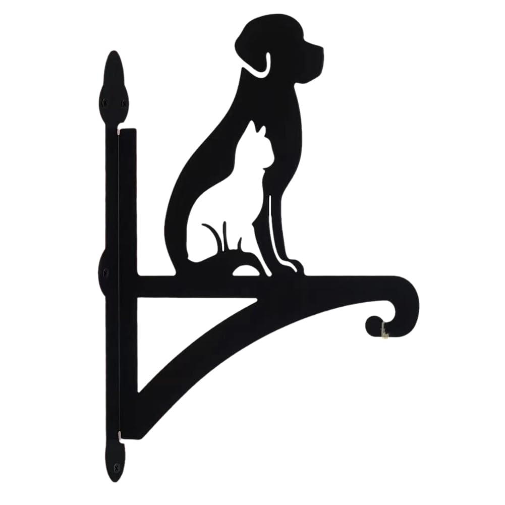 Inkoby Dog Hanging Plant Hanger Bracket for Bird Feeders, Suitable for Wind Chimes, Flower Pots and Lanterns