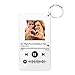 2 Paquet Porte-clés personnalisé en verre de Spotify personnalisable avec plaque porte-clés, plaque photo de code de Spotify personnalisable, porte-clés pour marié, marié, maman