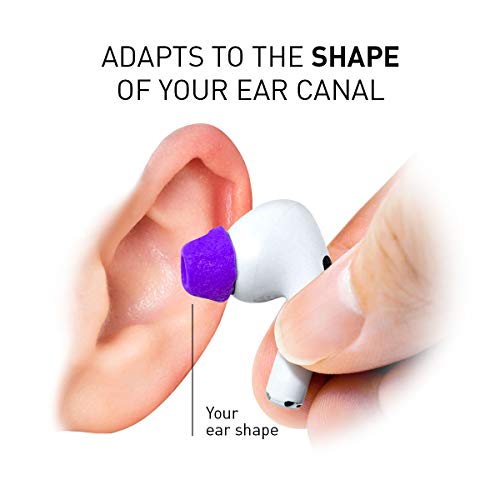 Embouts en mousse AirPods Pro 1 et 2 étui de charge compatible Eartune - 3