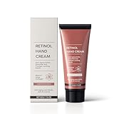 Retinol Anti-Aging Hand Cream with Shea Butter & Collagen – Hydrating & Moisturizing for Dry Hands, Cuticles & Nails – Repairs & Protects Skin – Day & Night Use for Women & Men