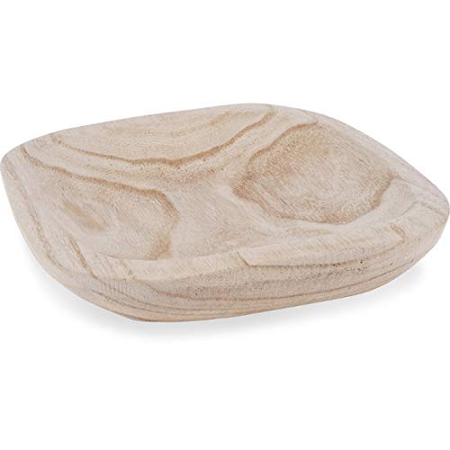 KOH DECO Plat carré en Bois 20x20 cm Bagus Cover