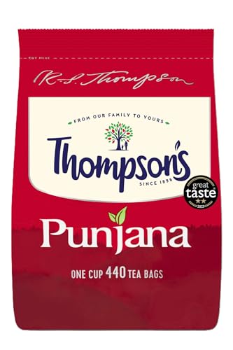 Punjana Tea Bags l'expérience d'un thé riche et intense en boîte de 440 u