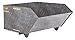 Vestil H-50-LD-GAL Self Dumping Hopper LD, 0.5 cu. yd, Galvanized 2000 lb. Capacity, 51.25" Length, 24.6875" Width, 28.25" Height