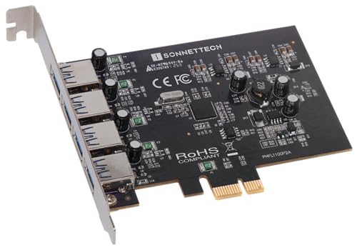 Sonnet Technologies Allegro   Tarjeta de Memoria PC (4 Puertos USB 3.0) (USB3 4PM E)
